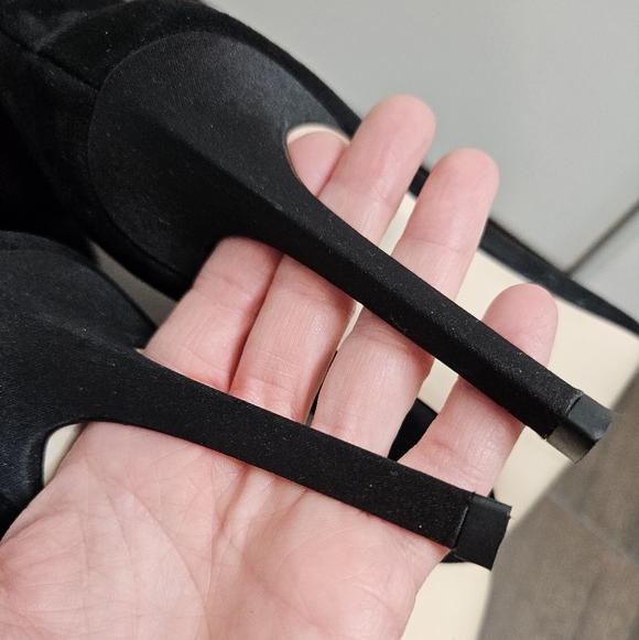 Good American The Weekend Black Suede Over The Knee Boot Size 9 - Picture 7 of 14